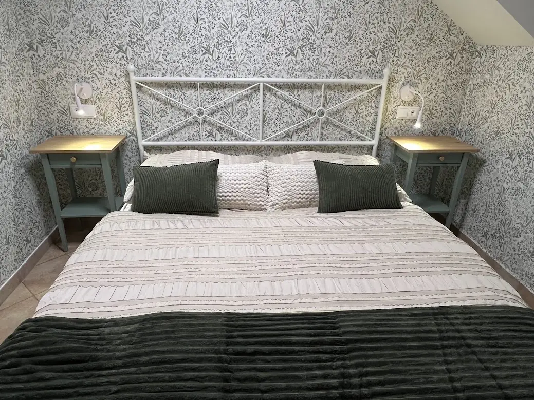 Druhá ložnice apartmánu U Krčků, ubytování pro rodiny v Zaječí